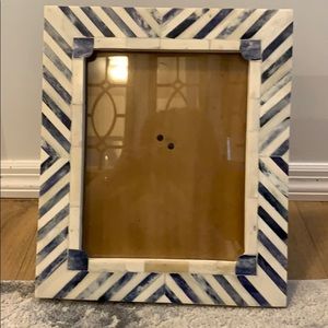 Anthropologie herringbone picture frame
